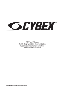 Cybex International 13135 PULLDOWN Manuel utilisateur
