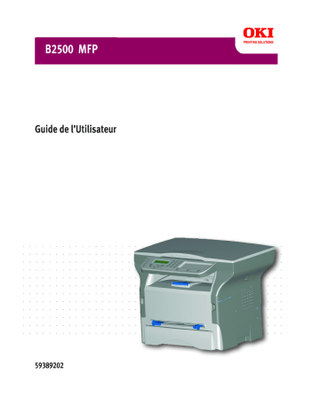 Manuel du propriétaire | OKI B2500MFP Manuel utilisateur | Fixfr