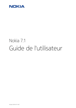 Nokia 7.1 Manuel utilisateur