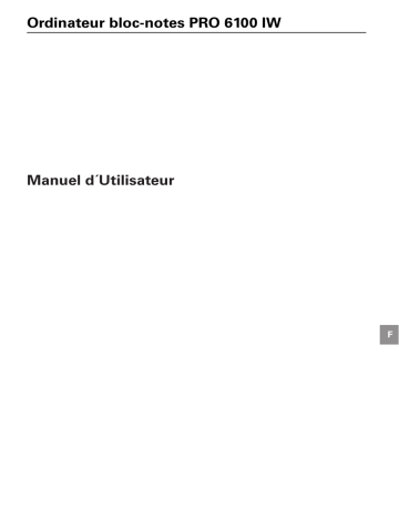 Manuel du propriétaire | MAXDATA PRO 6100 IW Manuel utilisateur | Fixfr