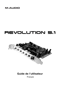 M-Audio REVOLUTION 5.1 Manuel utilisateur