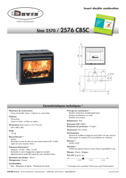 Dovre 2576 CBSC Manuel utilisateur