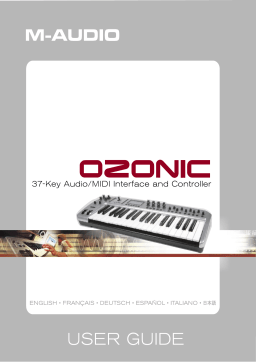 M-Audio Ozonic Manuel utilisateur