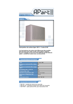 APART SMP20 Manuel utilisateur