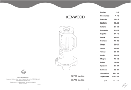 Kenwood BL760 Manuel utilisateur