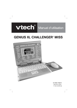 VTech GENIUS XL CHALLENGER ROSE Manuel utilisateur