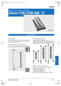 Omron F3S-TGR-SB Manuel utilisateur