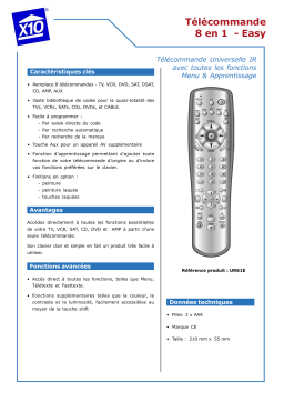 X10 UR61E Manuel utilisateur