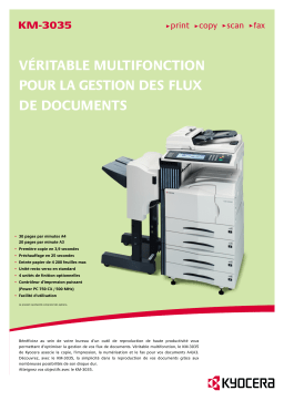 KYOCERA KM-3035 Manuel utilisateur