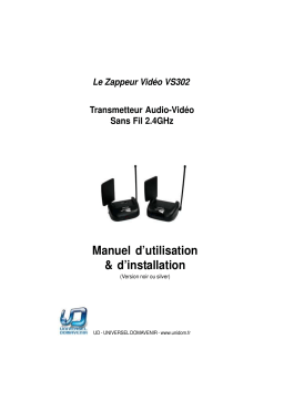 X10 VS302 Manuel utilisateur