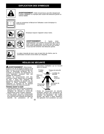 Manuel du propriétaire | Poulan 330 Manuel utilisateur | Fixfr