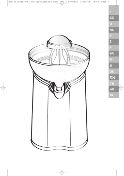 Moulinex PC6000 PA DIRECT SERVE Manuel utilisateur