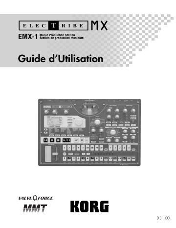 Manuel du propriétaire | Korg EMX1 Manuel utilisateur | Fixfr