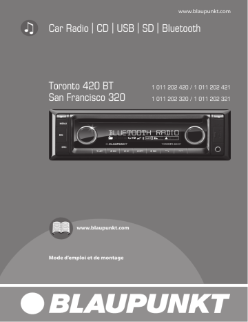 Manuel du propriétaire | Blaupunkt Toronto 420 BT Manuel utilisateur | Fixfr