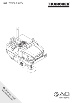 Kärcher KM 170 600 R LPG Manuel utilisateur