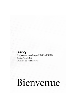 BenQ PB6210 Manuel utilisateur