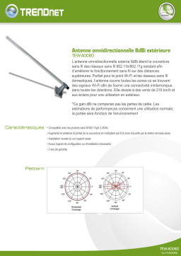 Trendnet TEW-AO08O Manuel utilisateur