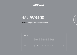 Arcam FMJ AVR400 Manuel utilisateur