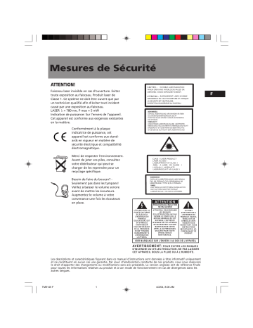 Manuel du propriétaire | Thomson TM9145 Manuel utilisateur | Fixfr