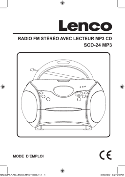 Lenco SCD-24 MP3 Manuel utilisateur