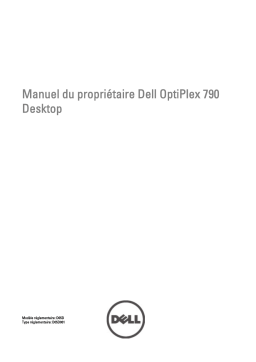 Dell OptiPlex 790 Manuel utilisateur