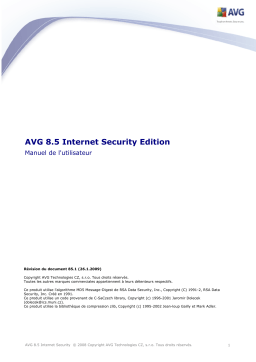 AVG INTERNET SECURITY 8.5 Manuel utilisateur