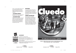 Hasbro CLUEDO VOYAGE Manuel utilisateur