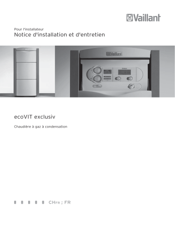 Manuel du propriétaire | Vaillant ECOVIT EXCLUSIV Manuel utilisateur | Fixfr