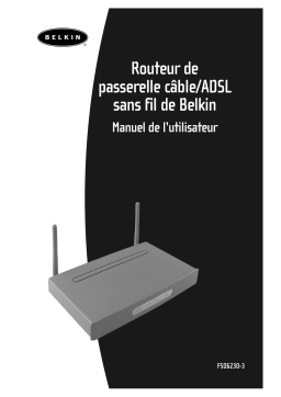 Belkin F5D6230-3 Manuel utilisateur