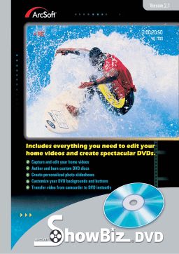 ArcSoft SHOWBIZ DVD 2.1 Manuel utilisateur