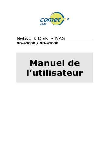 Manuel du propriétaire | Comet Labs ND43000 Manuel utilisateur | Fixfr