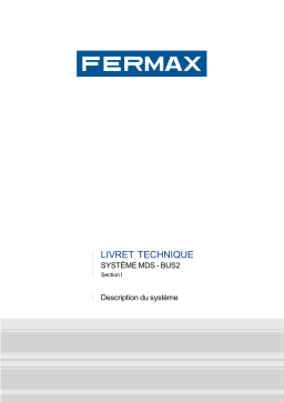 FERMAX MDS-BUS2 Manuel utilisateur