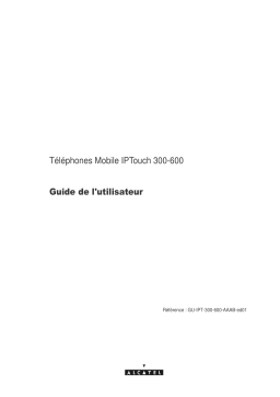 Alcatel-Lucent IPTOUCH 300 MOBILE Manuel utilisateur