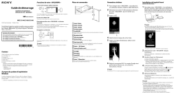 Sony NWZ-Z1060 Manuel utilisateur