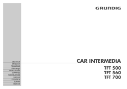 Grundig TFT560 Manuel utilisateur