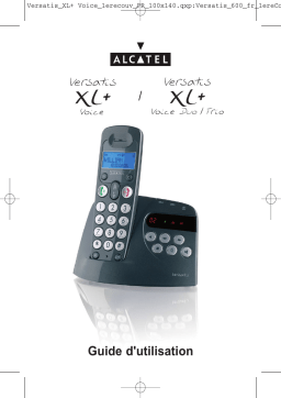 Alcatel VERSATIS XL VOICE Manuel utilisateur