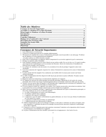 Manuel du propriétaire | Acer AC501 Manuel utilisateur | Fixfr