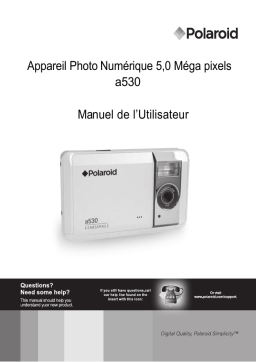 Polaroid A530 Manuel utilisateur