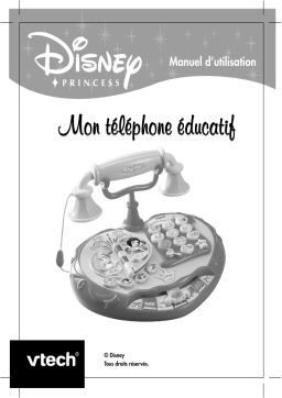 VTech MON TELEPHONE EDUCATIF Manuel utilisateur