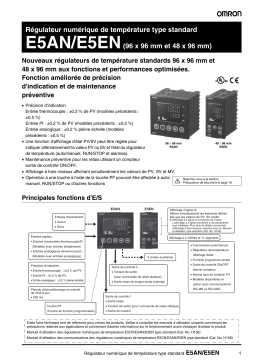 Omron E5AN Manuel utilisateur