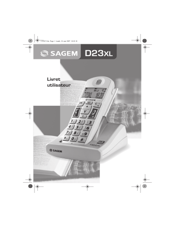 Manuel du propriétaire | Sagem D23XL Manuel utilisateur | Fixfr