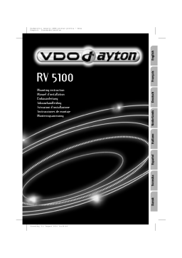VDO Dayton RV 5100 Manuel utilisateur
