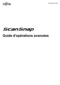 Fujitsu ScanSnap SV600 Manuel utilisateur