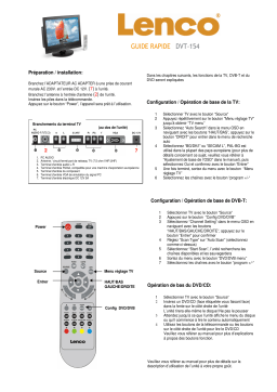 Lenco DVT-154 Manuel utilisateur