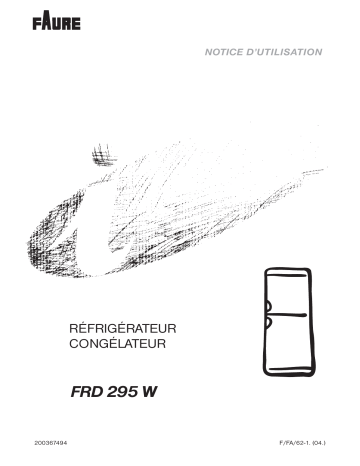 Manuel du propriétaire | Faure FRD 295 W Manuel utilisateur | Fixfr