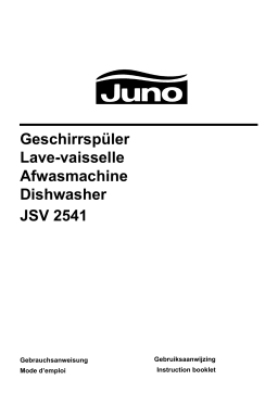 Juno JSV2541 Manuel utilisateur