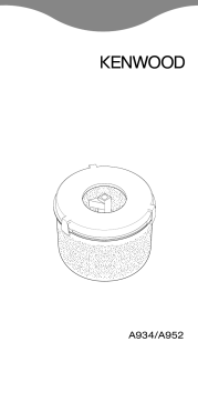 Kenwood A934-952 Manuel utilisateur