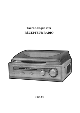 Lenco TRS-01 Manuel utilisateur