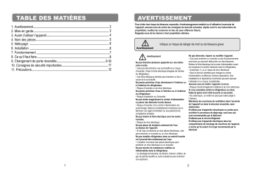 Manuel du propriétaire | Daewoo FN-15B2RNBFN-15B2RNW Manuel utilisateur | Fixfr