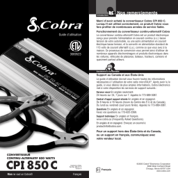 Cobra CPI850C Manuel utilisateur